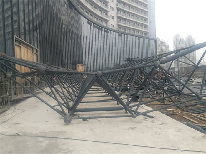 睢宁水泥厂网架安装